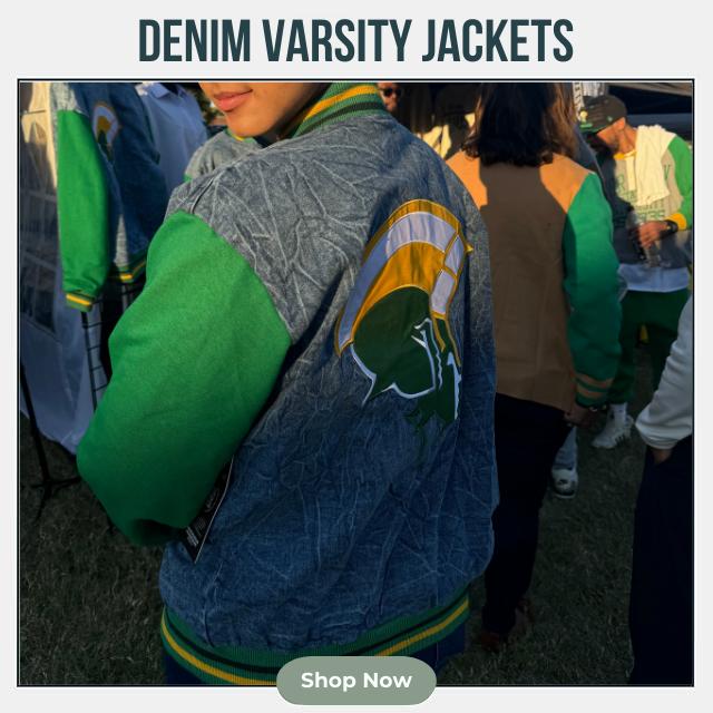 Denim Varsity Jackets