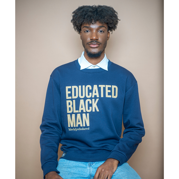 Black and educated sweatshirt sale