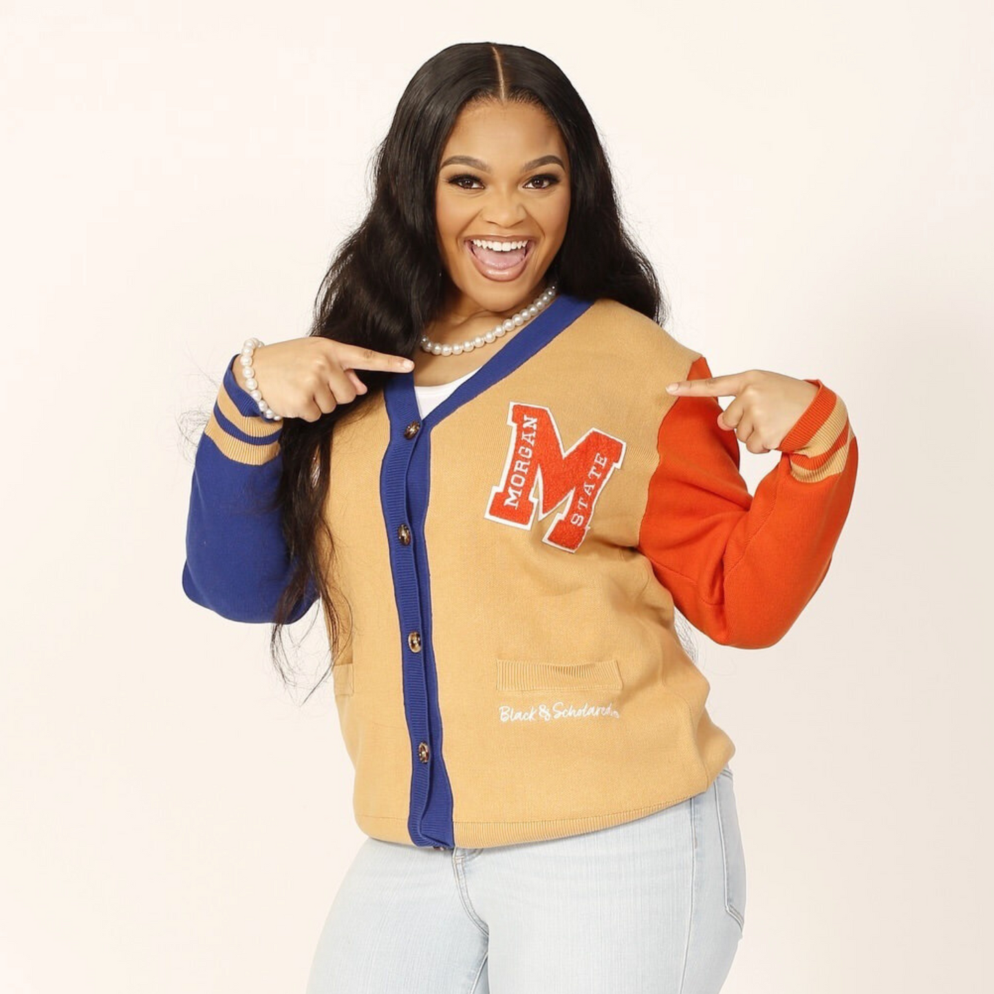 Morgan State University™ Varsity Cardigan Sweater