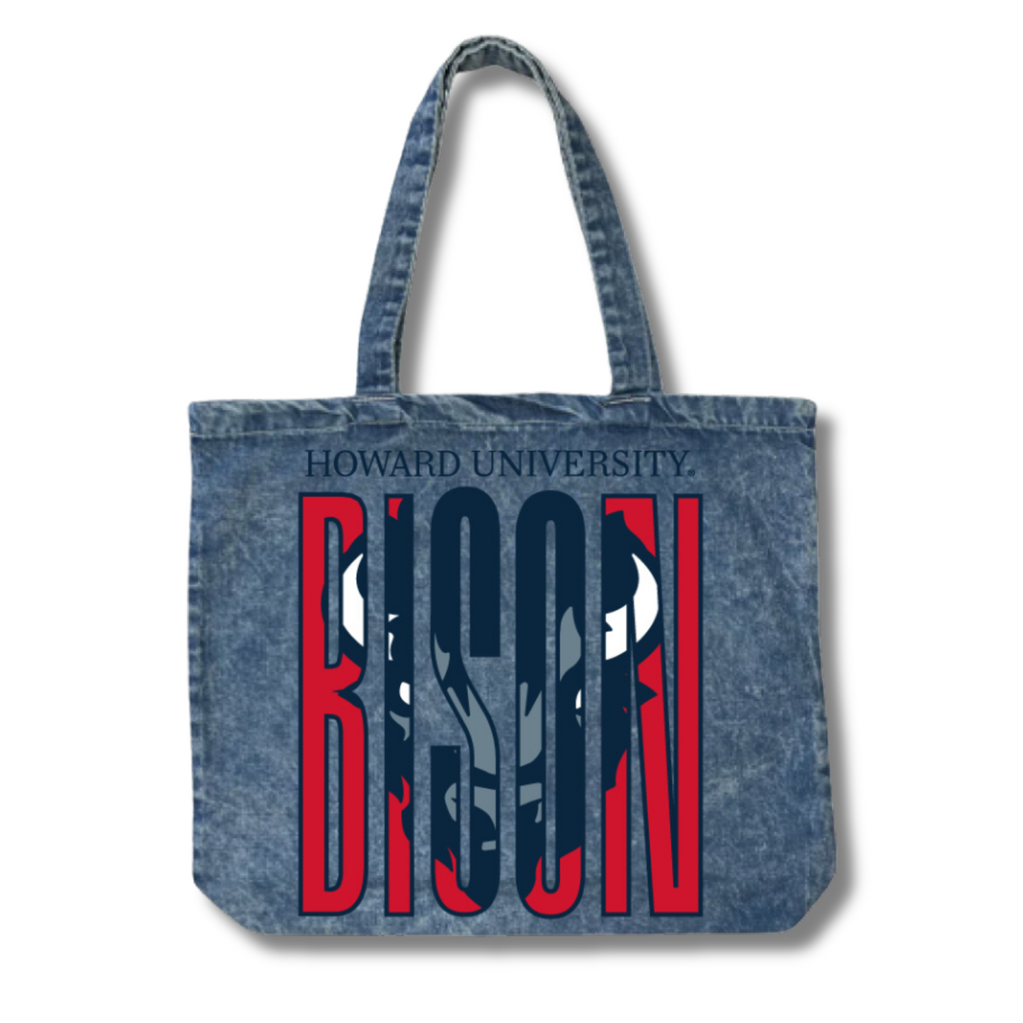 Howard University® Bison Denim Tote Bag