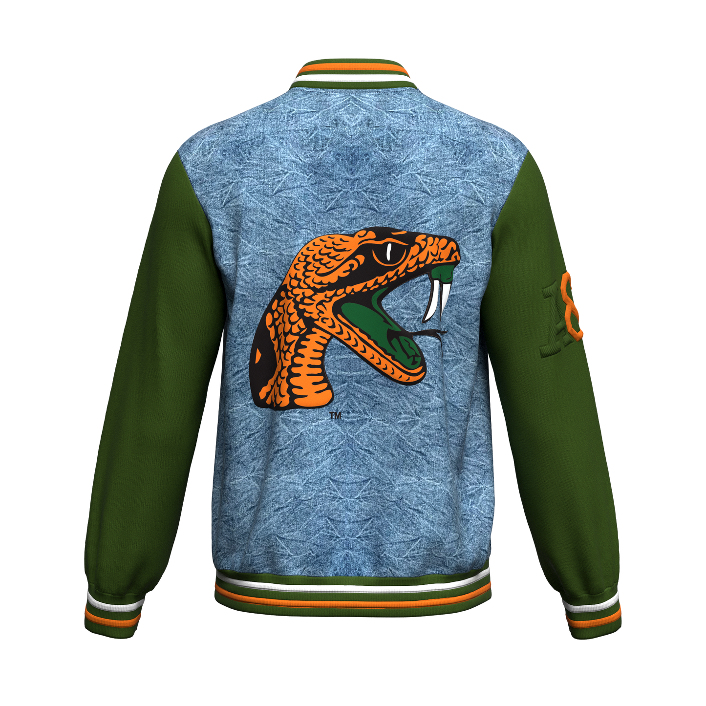 FAMU™ Denim Letterman Varsity Jacket