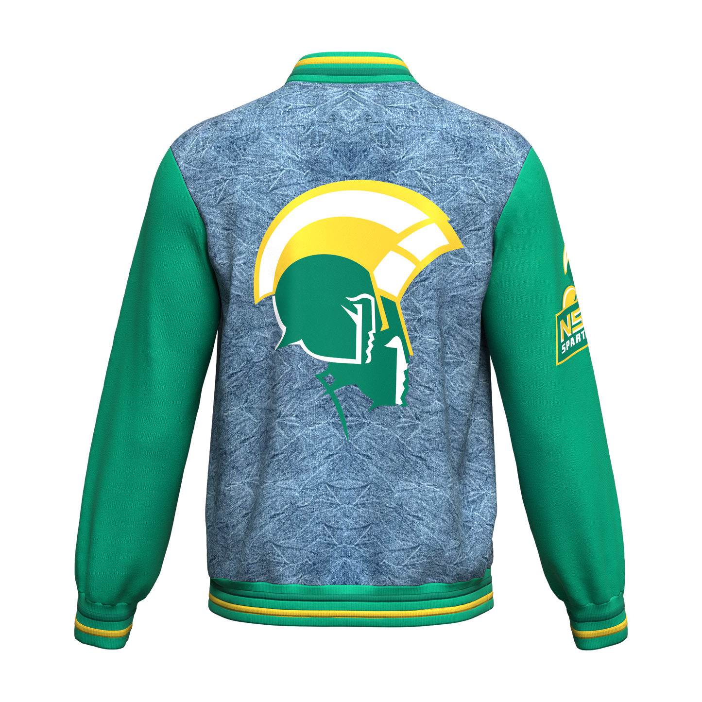 Norfolk State University™ Denim Letterman Varsity Jacket