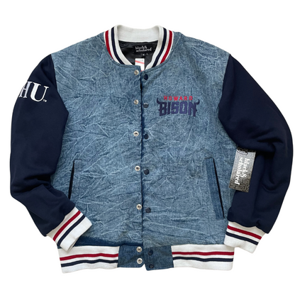 Howard University™ Denim Letterman Varsity Jacket