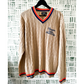 Morgan State University™ V-Neck Cable-Knit Sweater