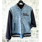 Black & Scholared® Denim Letterman Varsity Jacket