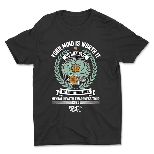 Mental Health Awareness Tour 2025 T-Shirt (Multiple Colors)