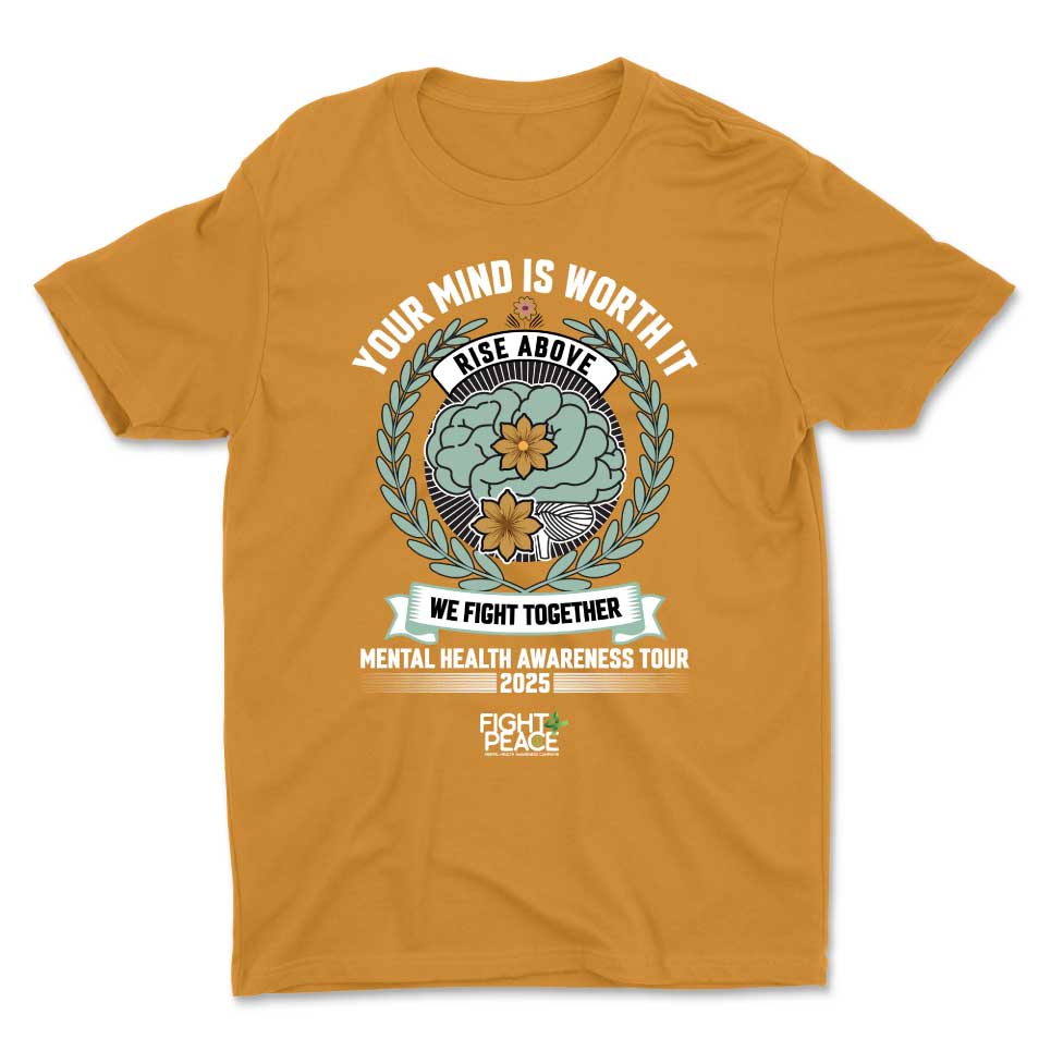 Mental Health Awareness Tour 2025 T-Shirt (Multiple Colors)