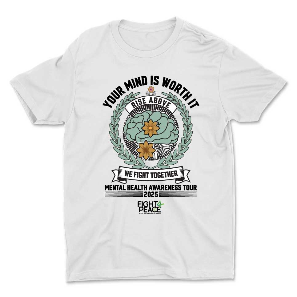 Mental Health Awareness Tour 2025 T-Shirt (Multiple Colors)