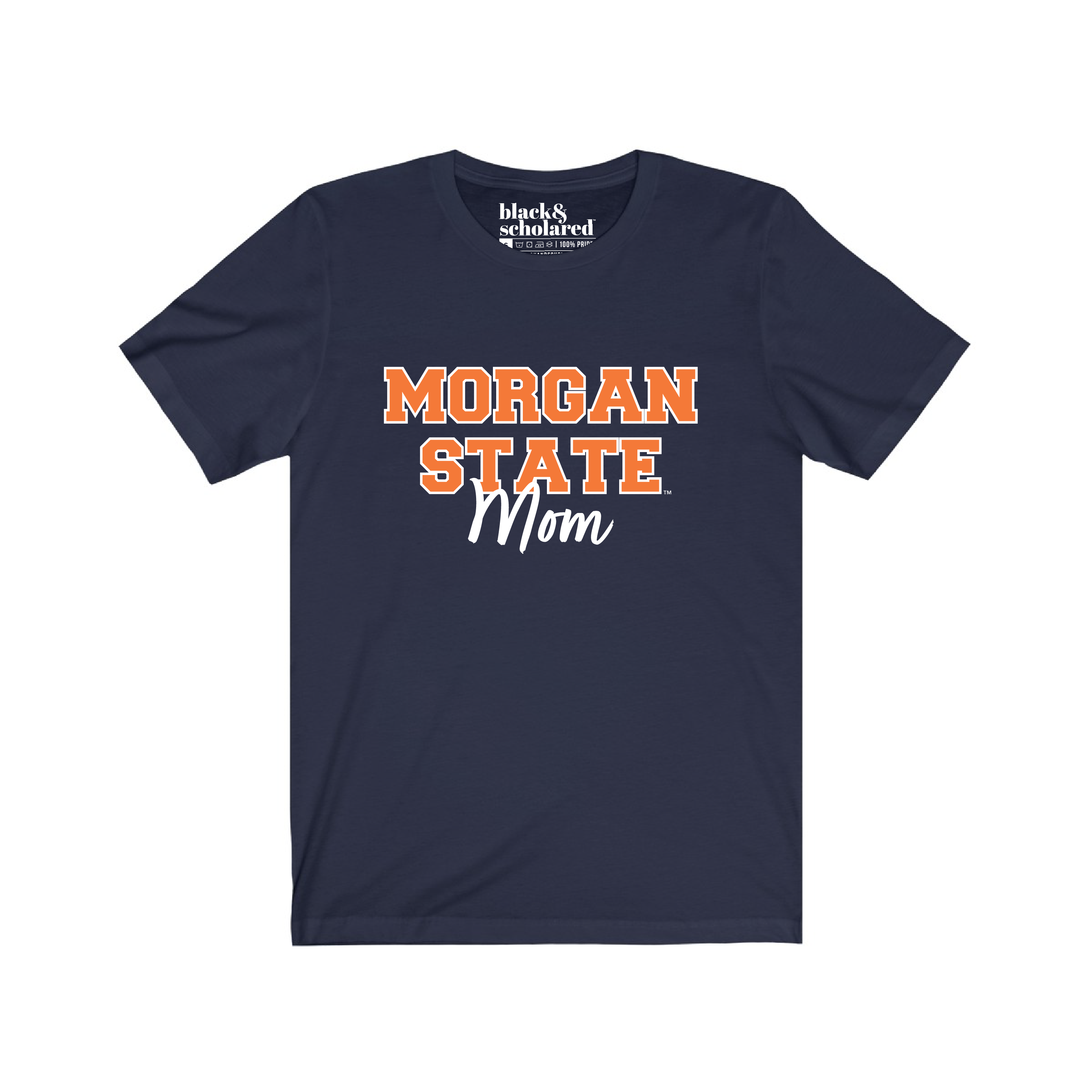 Morgan State™ Mom T Shirt Black And Scholared