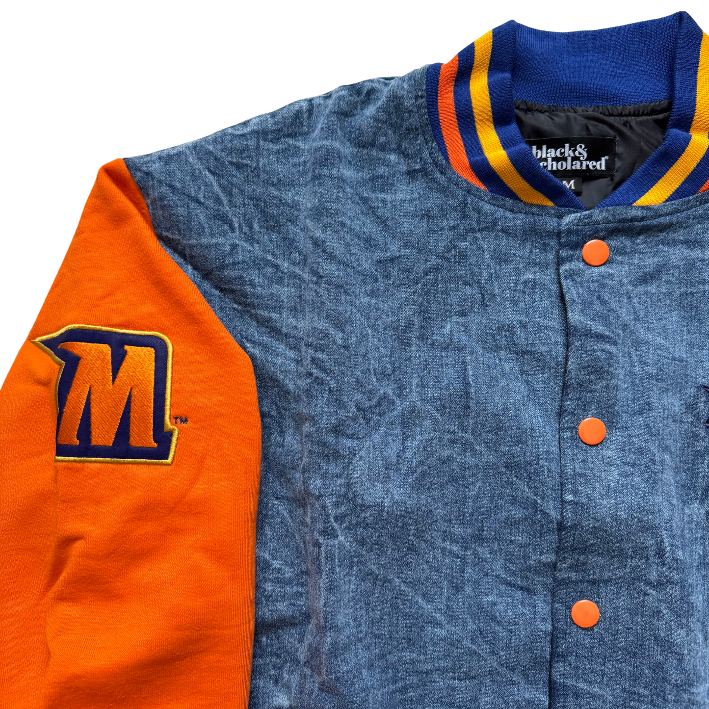 Morgan State™ Denim Letterman Varsity Jacket