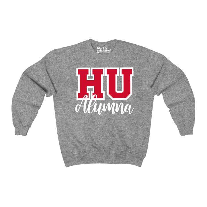 HU Alumna Sweatshirt Black Scholared